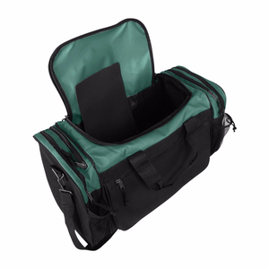 กระเป๋าทรงดัฟเฟิลสำหรับเดินทางแบบไม่มีโครงสร้างขนาดกว้างขวางหรูหรากระเป๋าโพลีเอสเตอร์ความจุขนาดใหญ่แบบพกพาออกแบบให้มีช่องใส่รองเท้าสำหรับผู้ชายผู้หญิง - Product Image 6