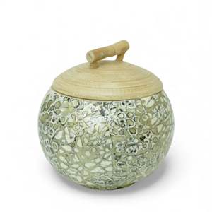 Jarrón de Laca Hecho a Mano, Jarrón Decorativo para Almacenamiento, Contenedor Decorativo para el Hogar, Cocina, Mesa, Baño - Product Image 1