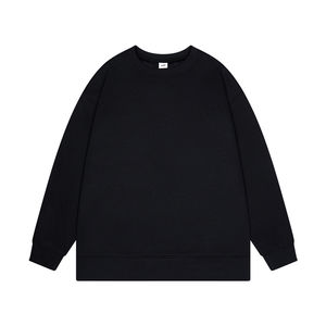 Meilleure qualité coton unisexe surdimensionné blanc grande taille col rond femmes sweat brodé personnalisé hommes sweat unisexe - Product Image 3