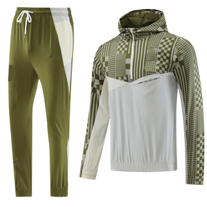 2023 nueva llegada diseño personalizado ropa deportiva para hombres chándal Material de algodón de alta calidad cremallera sudaderas con capucha de moda - Product Image 2