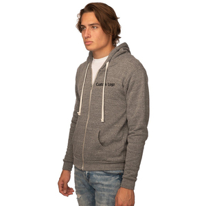Sweat à capuche zippé en tricot flammé léger décontracté Big and Tall Zip up Hoodies and Sweatshirts - Product Image 5