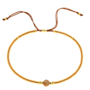 สร้อยข้อมือลูกปัดมิยูกิถักสีสันสดใสสไตล์โบฮีเมียนแบบปรับได้ ทำด้วยมือสำหรับผู้หญิง - Product Image 4