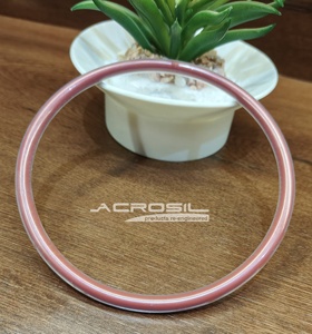 แหวนซิลิโคนสีแดงผลิตภัณฑ์ยาง - Product Image 1