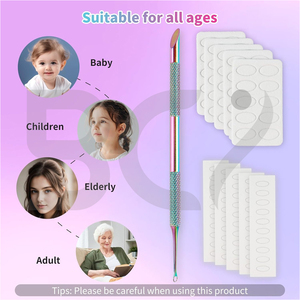 Poussoir à cuticules en acier inoxydable pour prétraitement, poussoir à cuticules rond pour salon et usage domestique EXPERT 51 - Product Image 6