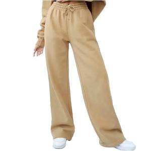 Dernier modèle de survêtements assortis pour femmes Logo personnalisé Combinaisons d'entraînement fitness surdimensionnées bleu marine pour femmes 2026 - Product Image 2