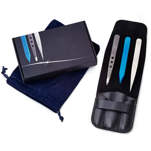 Pinzas de salón para desplumar cejas pinzas para desplumar herramientas de cuidado personal de acero inoxidable - Product Image 6