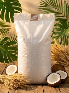 Litière pour chat écologique en blé propre et moelleux, parfum noix de coco, granulés naturels agglomérants pour chats, rongeurs et lapins 70L - Product Image 2