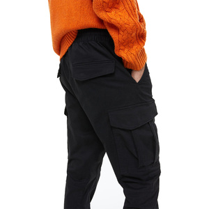 Yaseen Sports personnalisé hommes taille moyenne survêtement pantalon haute qualité coton tissu polaire Cargo poches régulier décontracté impression conception - Product Image 1