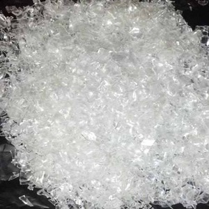 Flocons de ferraille de bouteille PET de qualité fraîche en plastique recyclé clair lavé à chaud approvisionnement d'usine à bas prix pour bouteille en fibre PET - Product Image 1