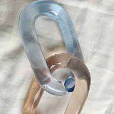 Chaîne à maillons en résine artisanale de haute qualité pour décoration murale - Product Image 5