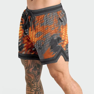 Pantalones Cortos Deportivos de Baloncesto para Hombre, Sublimados, de Malla Micro, Nueva Tendencia, Estilo Casual, Proveedor al por Mayor OEM - Product Image 3