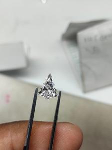 IGI certificado 1.03CT D VVS2 2EX gato blanco sintético cara corte radiante suelto CVD diamantes piedra Color blanco - Product Image 2