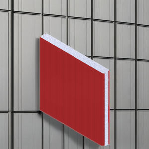 Panneau sandwich EPS PREXS pour mur intérieur, revêtement métallique, écologique, léger, économique, installation rapide, solution pour préfabriqués civils - Product Image 1