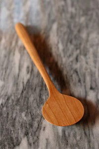 Cuchara de Acacia de madera Natural hecha a mano, utensilio de cocina, herramienta de servicio de agitación para hornear, ergonómica, duradera, ecológica - Product Image 4