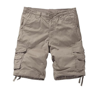 Pantalones Cortos Cargo Multibolsillos para Hombre, Estilo Urbano Informal, Cintura Elástica, Color Sólido, Estilo Urbano, Transpirables, de Secado Rápido, para Verano - Product Image 1