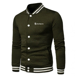 Best Selling <b>Men's</b> Eco-Friendly <b>Lightweight</b> Customizable High Quality Quick Dry Breathable Casual Letterman Windproof <b>Jacket</b> - Product Image 2