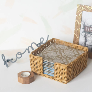 <b>Rattan</b> table tissue <b>box</b> Handmade <b>Storage</b> <b>Box</b> Eco-Friendly Natural Home and Home Decor Wholesale from Vietnam - Product Image 1