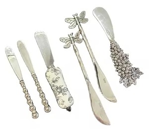 Ensemble de service à fromage en acier inoxydable, couverts, ensemble de vaisselle, manche en marbre, couteau à fromage - Product Image 5