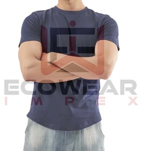 Venta caliente Todas las tallas Camisetas de los hombres Venta al por mayor Algodón Moda Colorido Casual Logotipo personalizado Venta al por mayor 100% Camiseta de algodón de alta calidad - Product Image 1