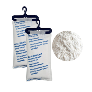 Déshydratant en poudre 500g Mf Cacl2 avec crochet de suspension Anti-humidité contrôle de l'humidité pour l'entrepôt de conteneurs de marchandises industrielles d'exportation - Product Image 1