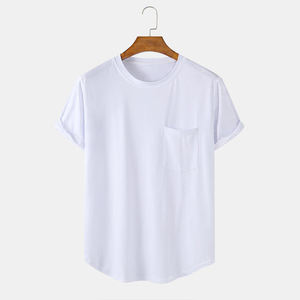 2024 fabricant personnalisé hommes T-Shirt décontracté coupe ajustée séchage rapide haute qualité manches longues longueur uni tricoté tissu - Product Image 3