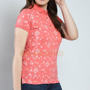 Polos pour femmes légers et très vendus, polos personnalisés imprimés par sublimation - Product Image 4