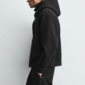 Sweat à capuche en polaire personnalisé avec logo 2026 pour homme, vêtement décontracté avec capuche, couleur unie, matière de haute qualité, manches longues - Product Image 3