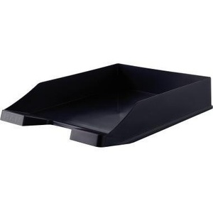 HAN KLASSIK KARMA Bandeja para Documentos DIN A4/DIN C4 de Plástico Ecológico Negro, Bandejas para Archivos con Material 80-100% Reciclado - Product Image 1