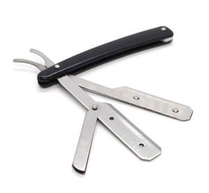 Maquinilla de afeitar de peluquero profesional clásica, maquinilla de afeitar de borde recto de calidad, maquinilla de afeitar para salón y hogar - Product Image 3