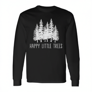 Adorable T-shirt classique à manches longues pour les amoureux de la forêt, article promotionnel Happy Little - Product Image 2