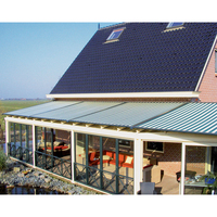 Stores motorisés personnalisés lucarne auvent rétractable Patio parasol automatisé véranda auvent pour toit en verre