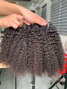 Extensiones de Cabello Humano Remy con Rizo Italiano, Trama Única, Cutícula Alineada, para Mujeres - Product Image 6