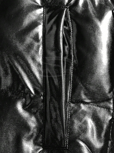 Chaqueta acolchada elegante negra brillante con logotipo personalizado Chaquetas acolchadas cómodas de uso para hombres a la venta Hechas en Pakistán - Product Image 6