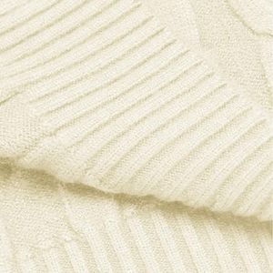 Haute qualité hommes à manches longues hiver chaud tricots haut anti-rides caractéristique polyester pull - Product Image 4