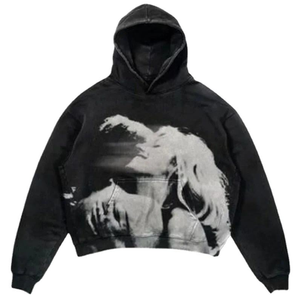 Wholesale Custom 100% Cotton <b>Fleece</b> Eco-Friendly Quick Dry Breathable Winter <b>Men</b> Drop Shoulder <b>Hoodie</b> Pocket Embroidered Solid - Product Image 3