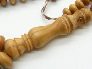 Islamic Prayer Beads Olive Wood Shadhili Tasbih Subha Handmade <b>Muslim</b> Dhikr Misbaha - Product Image 6