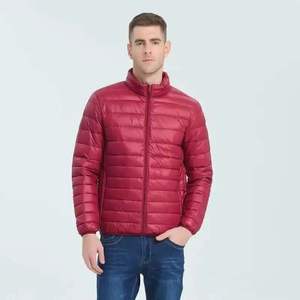 Chaqueta de invierno para hombre superventas, estilo burbuja acolchada, ligera, cálida, con cierre de cremallera, estilo callejero, servicio OEM, chaquetas para hombre - Product Image 3