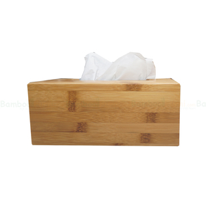 Caja Rígida para Hamburguesas de Bambú Reciclado Ecológico, 25x13x10 cm, para Productos del Hogar - Product Image 3