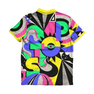 เสื้อโปโลกันรอยยับของผู้ชายผ้าถักสีพื้นผลิตจากโรงงาน - Product Image 6