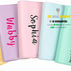 Atlas Network Leather & PVC Cover <b>Spiral</b>-Bound Thermal Binding Loose-Leaf 120-Sheet Daily Planner Organizer <b>Notebook</b> - Product Image 4