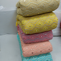 Tissu Georgette élégant - Matière légère, fluide et polyvalente pour la mode, les robes, les foulards et les tenues de soirée