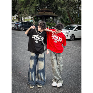 Camiseta Boxy de Manga Corta Insomnia OEM ODM 100% Algodón 280g para Mujer y Hombre, Ecológica, Estilo Urbano de Verano, con Logotipo Personalizado Bordado - Product Image 4