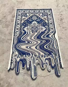 Tapis moderne personnalisable en coton 3D tufté écologique, lavable et antidérapant, fait à la main pour un usage domestique et commercial, avec logo personnalisé - Product Image 1