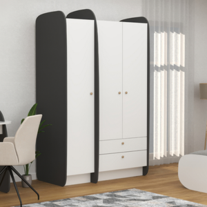 Vendedor caliente Desmontado Armario de La Esperanza para niños y adultos jóvenes Diseño moderno con banda de borde Fabricante directo para uso en el dormitorio - Product Image 6