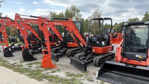 Excavadora Hidráulica Mini de Orugas Usada KX033-4 de 3.5 Toneladas con Motor, Origen Francia - Product Image 2