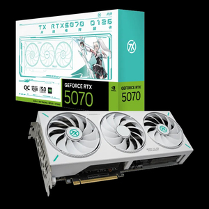 การ์ดจอ RTX 5070 12GB GDDR7 OC พัดลมสามตัว PCI Express 4.0 16X สำหรับเดสก์ท็อป รองรับ HDMI และ DP - Product Image 1
