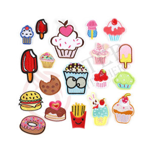 Cartoon Dog Cat <b>Clothes</b> Cute Patches Embroidery Stickers Children School Bag <b>clothes</b> accessories - Product Image 1