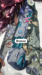 ผ้าซิ่นผ้าพันคอที่สวยงามสำหรับใส่ทำงานผ้าส่าหรีใส่ประจำวันลายพิมพ์ดีไซน์ล่าสุดสำหรับใส่ทำงานลำลอง - Product Image 4