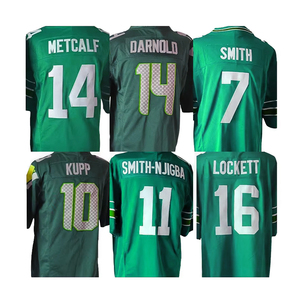 Maillots de rugby à manches courtes, dernier modèle, pas chers, respirants, imprimés, pour le football américain, vente en gros - Product Image 1