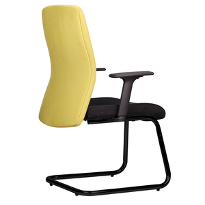 เก้าอี้สำนักงาน Texas 04 รุ่น Ergonomic แบบคุกเข่า หุ้มหนังและผ้า ที่วางแขนแบบตายตัว ฐานโครเมียม รุ่น HOCQ68012 สำหรับห้องประชุมและห้องนั่งเล่น - Product Image 5